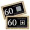 Big Dot of Happiness Adult 60th Birthday - Gold - Birthday Party Game Scratch Off Cards - 22 Count
